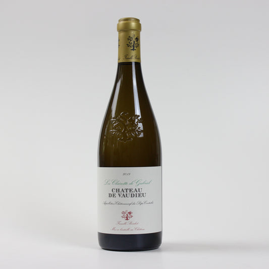 Châteauneuf-du-Pape: Château Vaudieu "Les Clairette de Gabriel" 2018 - Blanc